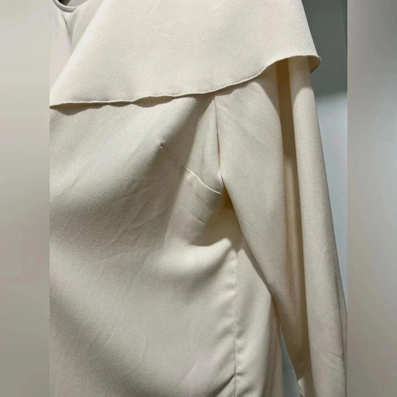 Who What Wear ivory blouse with kerchief tie size XXL Womens - Picture 4 of 9